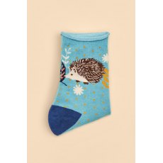 Powder Hedgehog Hunting In Leaves Ankle Socks | Ice