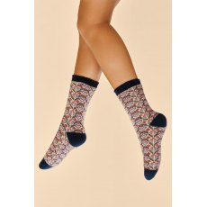 Powder Fair Isle Cozy Socks | Cream