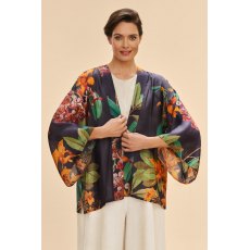 Powder Botany Bliss In Charcoal Kimono Jacket