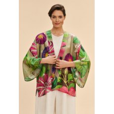 Powder Oversized Botanicals Kimono Jacket