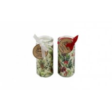 Christmas Berries Advent Candle 14cm