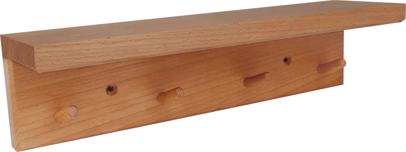 Redecker Wall Mount with Shelf - 4 Hooks Redecker Wall Mount with Shelf - 4 Hooks