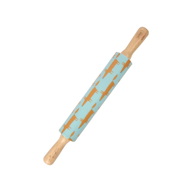 Scion Mr Fox Silicone Rolling Pin - Blue Scion Mr Fox Silicone Rolling Pin - Blue