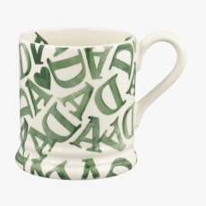 Emma Bridgewater D.A.D Green 1/2 Pint Mug