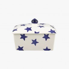 Emma Bridgewater Blue Star Small Butter Dish