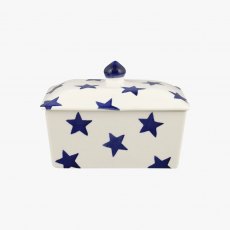 Emma Bridgewater Blue Star Small Butter Dish