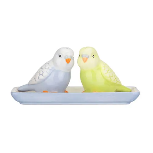 Cath Kidston Painted Table Budgie Salt & Pepper Set