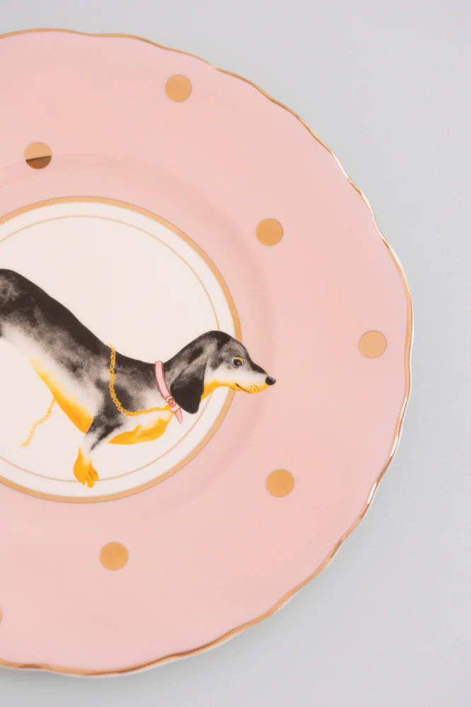 Yvonne Ellen Sausage Doggie Sandwich Plate 23cm