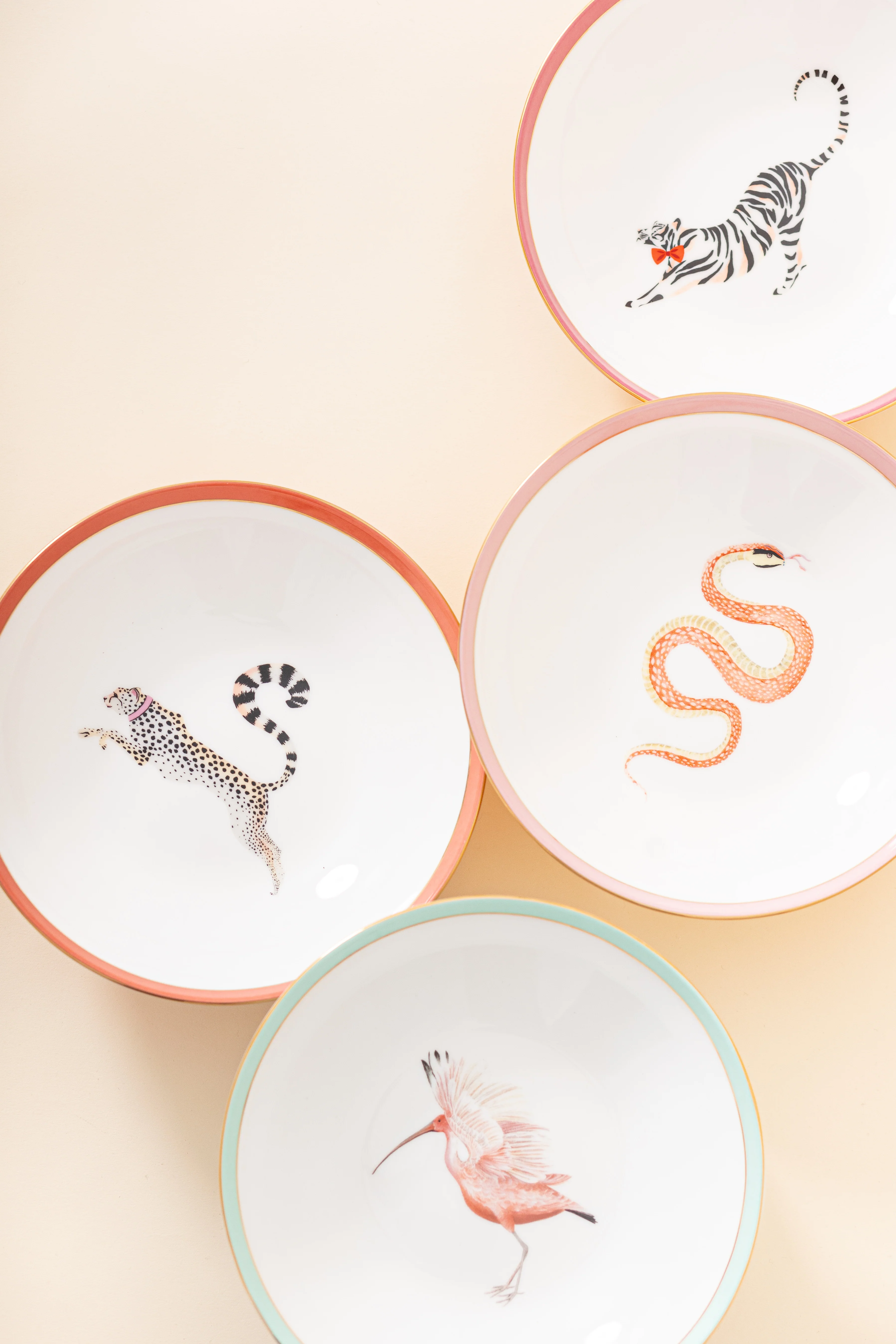 Yvonne Ellen Animal Pasta Bowls Set of 4