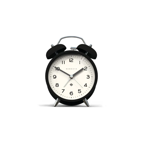 Newgate Echo Alarm Clock | Black