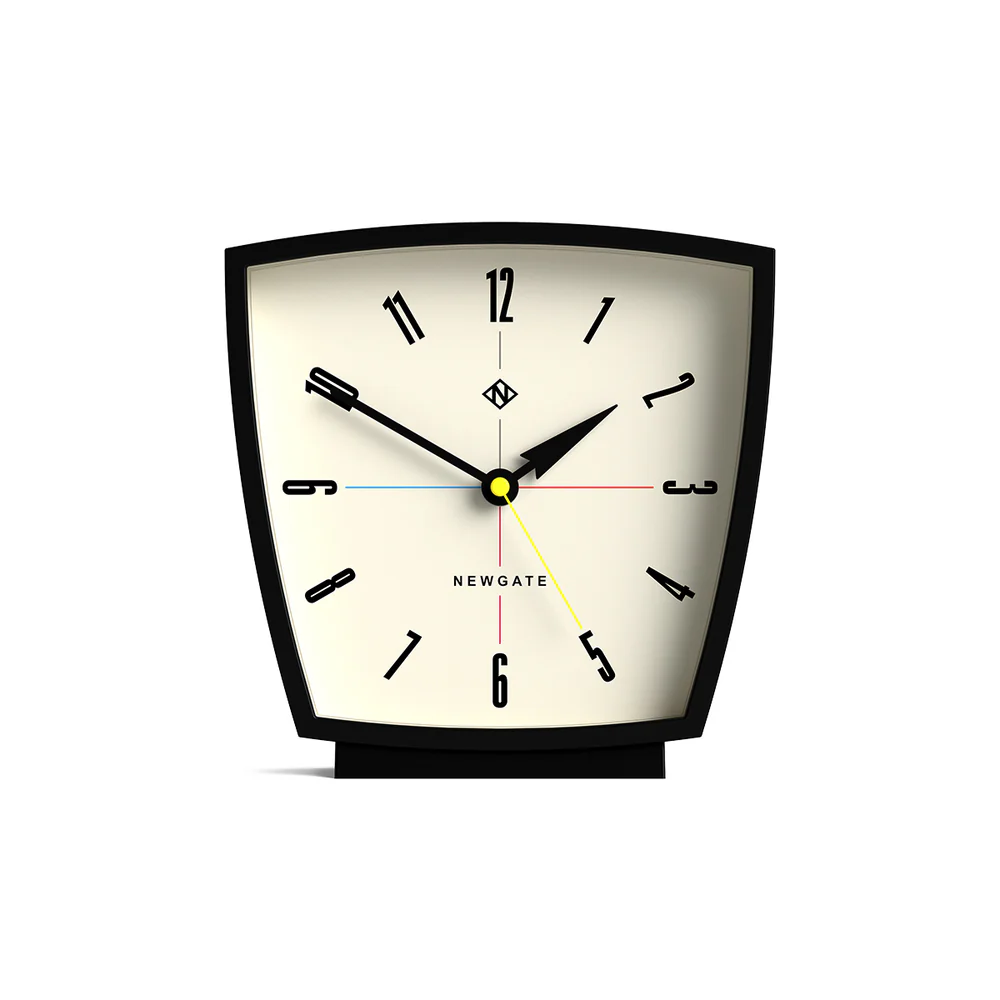 Newgate Odyssey Mantel Clock | Black