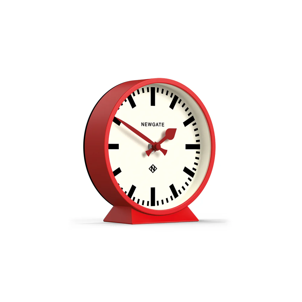 Newgate M Mantel Railway Clock | Red