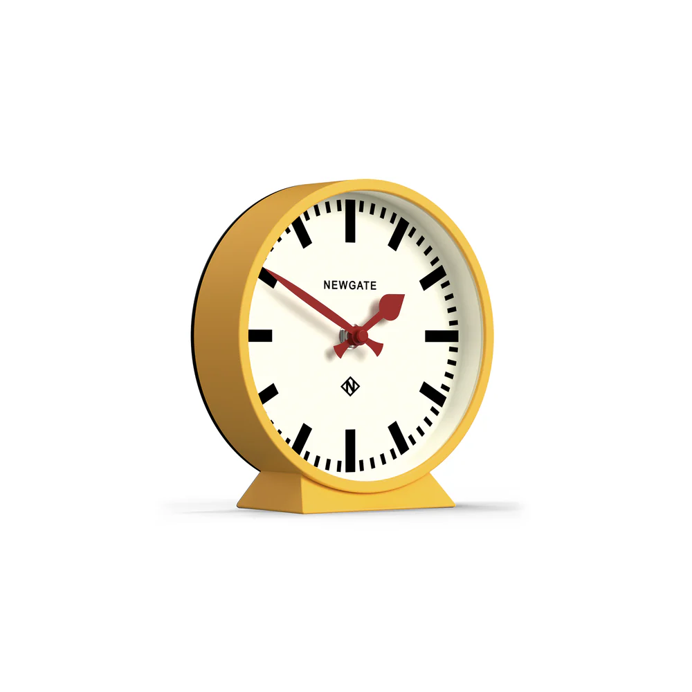 Newgate M Mantel Railway Clock | Yellow