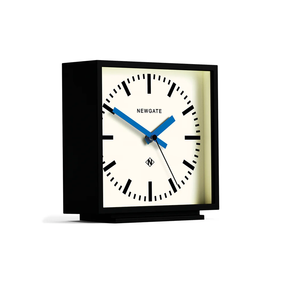 Newgate Amp Mantel Clock | Black / Blue