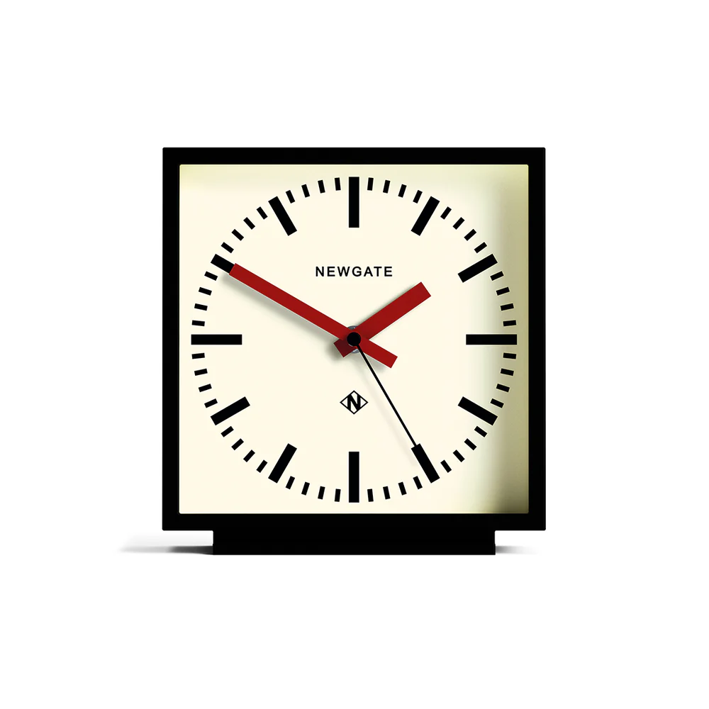 Newgate Amp Mantel Clock | Black / Red