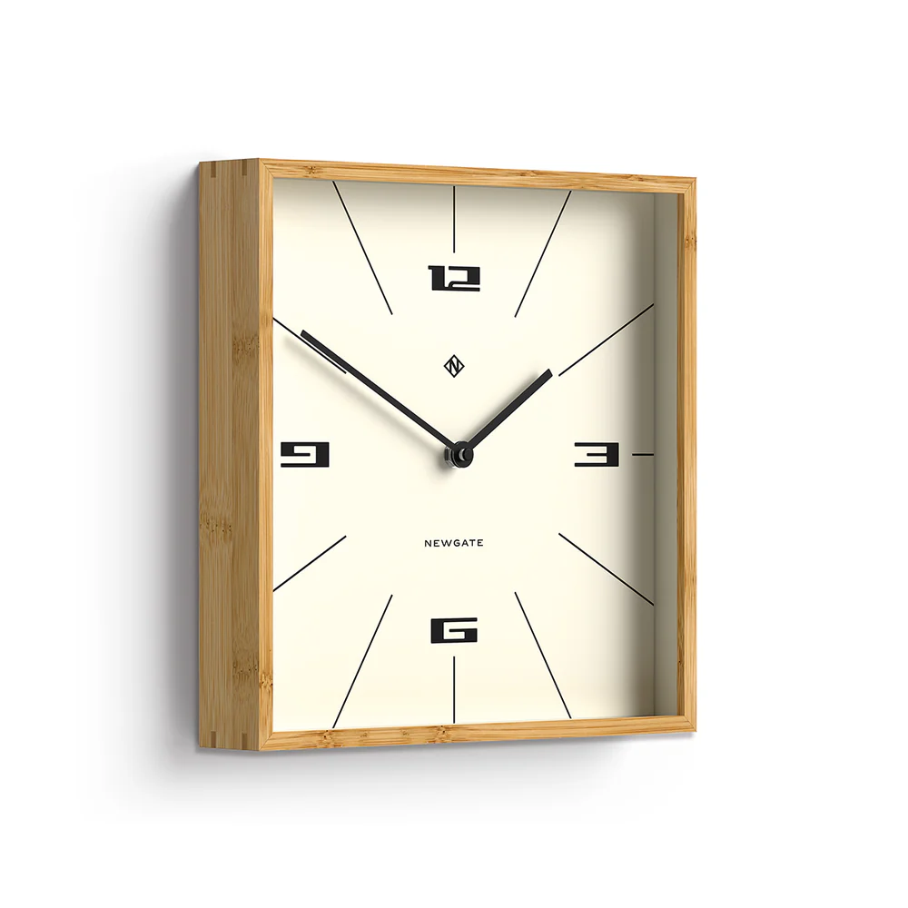 Newgate Fiji Wall Clock | Bamboo / Hovercraft Dial