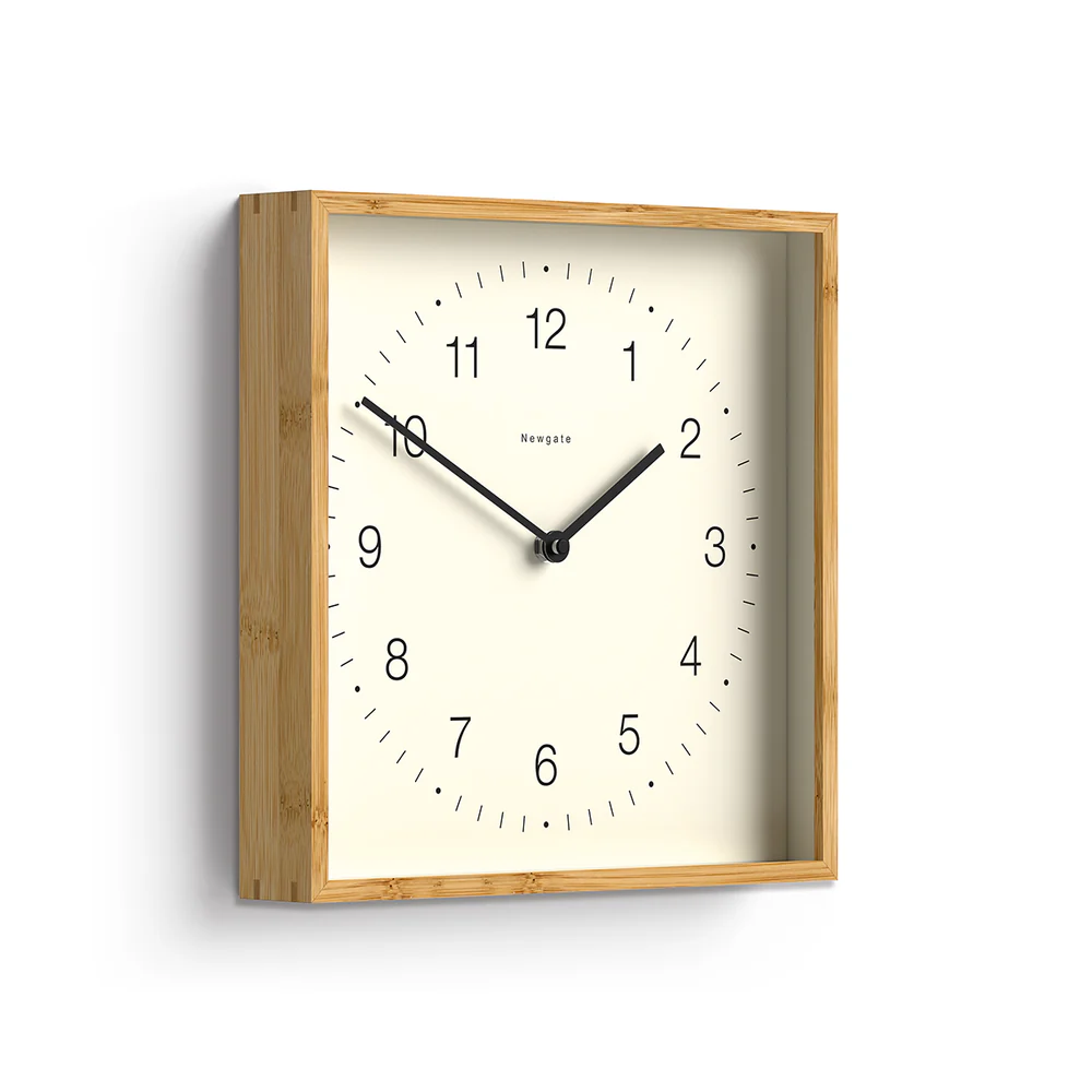 Newgate Fiji Wall Clock | Bamboo / Mongoose Dial