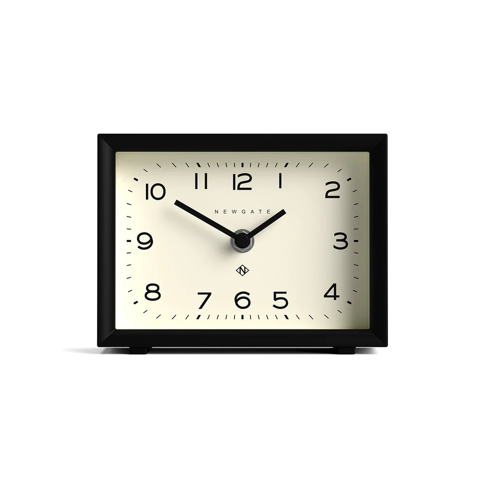 Newgate Henry Mantel Clock | Black