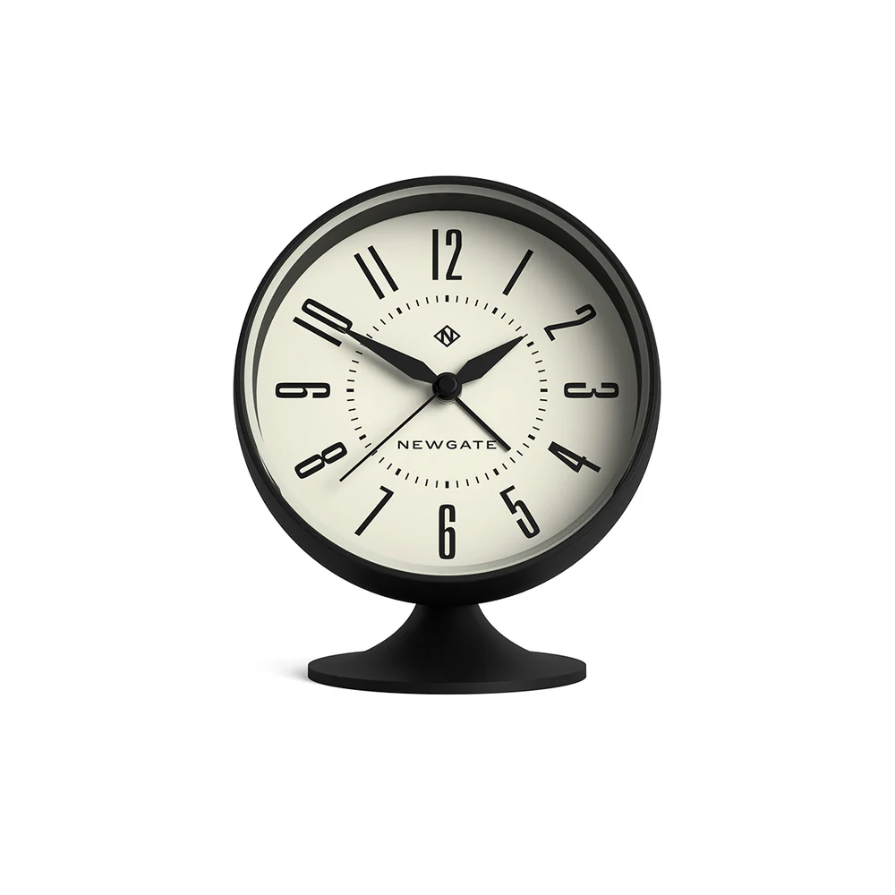 Newgate Spheric Alarm Clock | Black