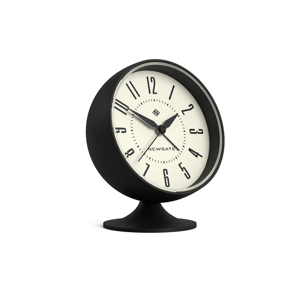 Newgate Spheric Alarm Clock | Black