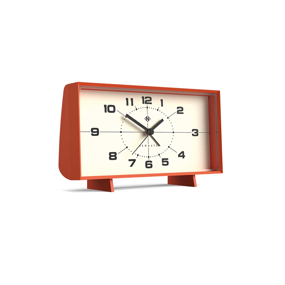 Newgate Wideboy Alarm Clock | Pumpkin Orange