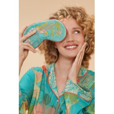 Powder Luxury Lavender Velvet Eye Mask - Hummingbird Aqua