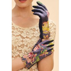 Powder Kylie Gloves - Exotic Evening Ink