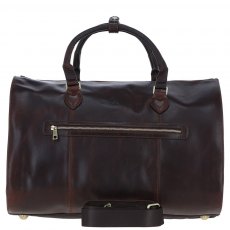 Ashwood Leather Holdall Duffel Bag with Detachable Shoulder Strap Brown PL49