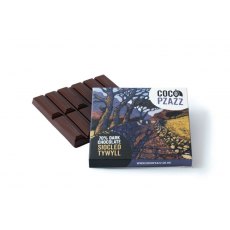 Coco Pzazz x Chris Neale 70% Dark Chocolate Bar VEGAN 80g