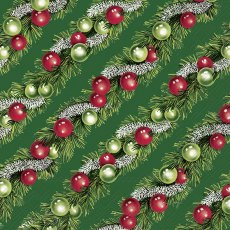 IHR Christmas Garland Green Napkins