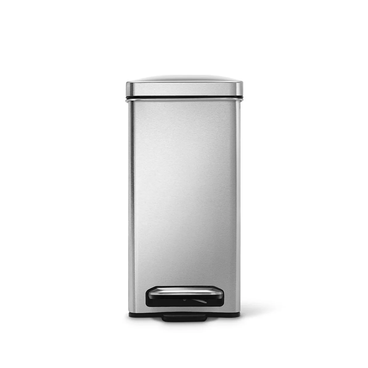 Simple Human Profile Pedal Bin 10L - Brushed Stainless Steel