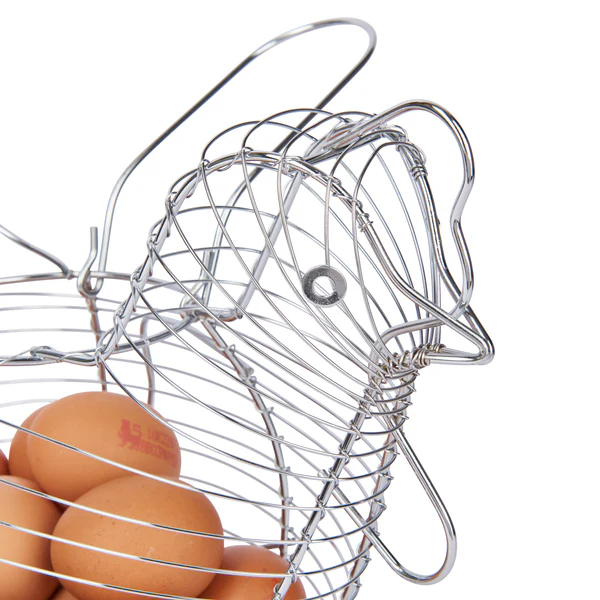 KitchenCraft Chrome Plated Wire Large Chicken Basket KitchenCraft Chrome Plated Wire Large Chicken Basket