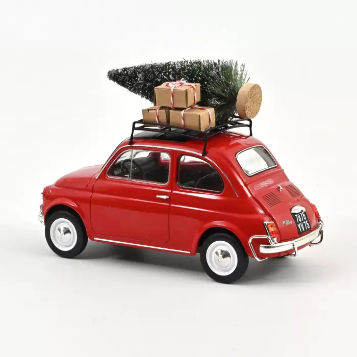 Norev Fiat 500 L 1968 Red Christmas 1:18