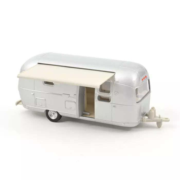 Norev Ford Mustang 1968 Blue Metallic & Airstream Caravan Jet Car 1:43