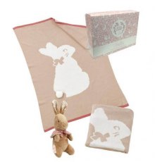 Flopsy Signature Knitted Blanket & Soft Toy