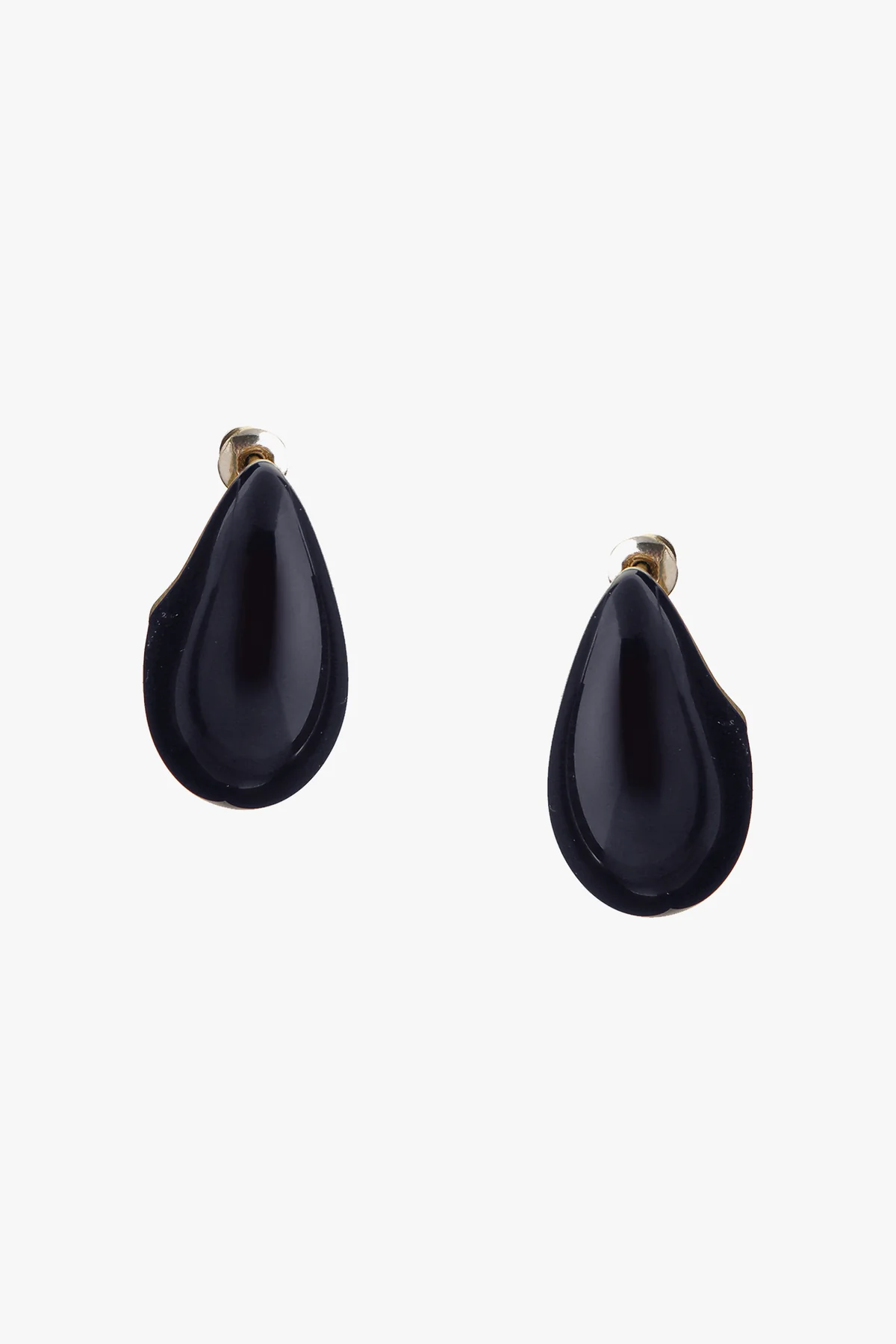 Tutti & Co Hush Earrings Navy Enamel