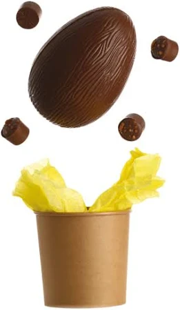 Harris & James Milk Chocolate Egg With 4 Salted Caramel Truffles 260g