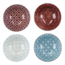 KitchenCraft Bowls Set of 4 'Vibrance' Design KitchenCraft Bowls Set of 4 'Vibrance' Design