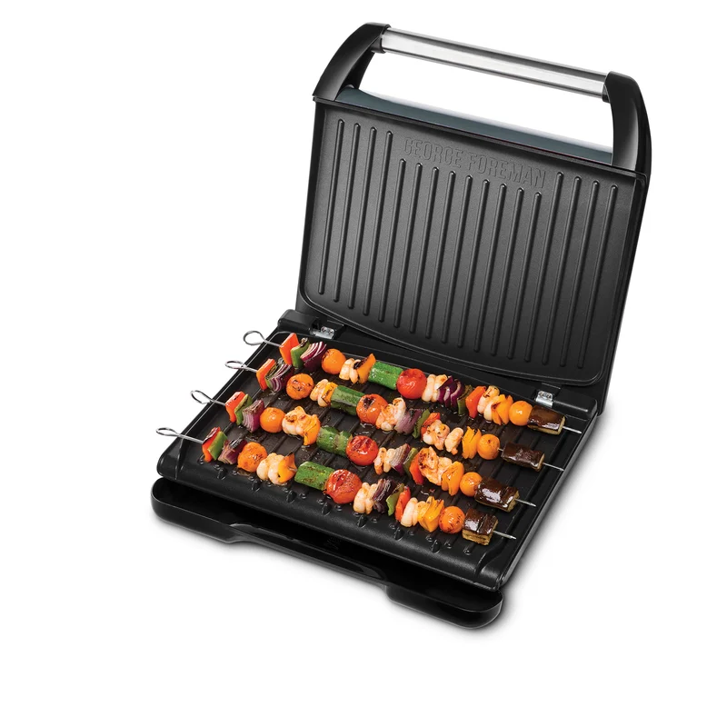 George Foreman Steel Grill Grey Large