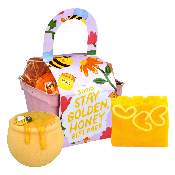 Bomb Cosmetics Stay Golden Honey Punnet Gift Pack