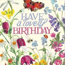 Emma Bridgewater Flowers & Insects Have A Lovely Birthday Card