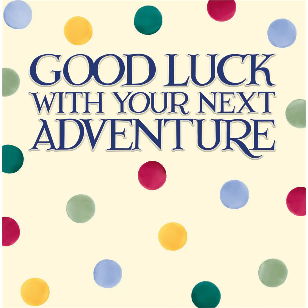 Emma Bridgewater Good Luck Card