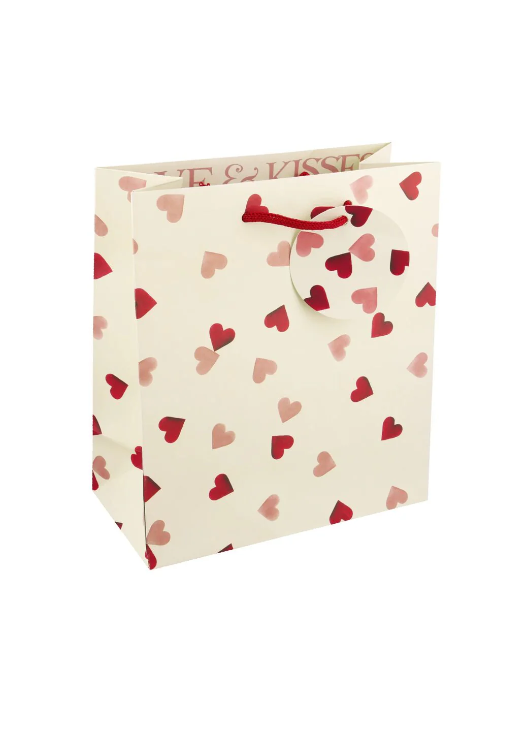 Emma Bridgewater Pink Hearts Medium Gift Bag