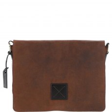 Ashwood Leather Messenger Bag Oily Brown Peter