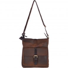 Ashwood Leather Crossbody Bag Brown Doug