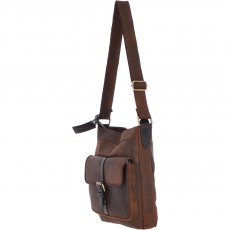 Ashwood Leather Crossbody Bag Brown Doug