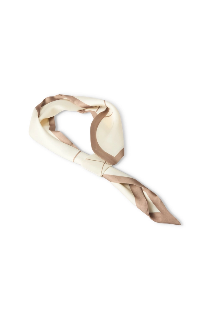 Chalk Harriet Scarf - Beige/Cream