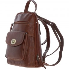 Ashwood Leather Ladies Backpack Tan M85