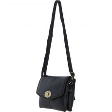 Ashwood Leather Crossbody Handbag Black M82