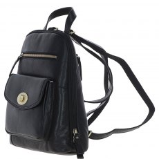 Ashwood Leather Ladies Backpack Black M85